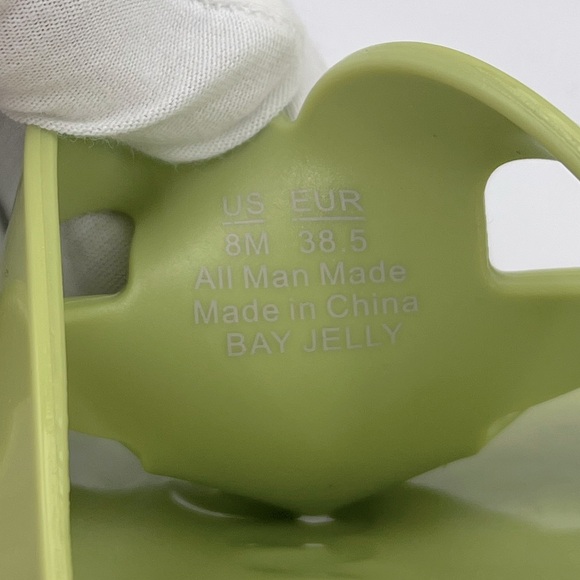 SAM EDELMAN BAY JELLY SLIDE SANDALS, WET JELLY LOOK, WOMENS SIZE 8M, EURO 38.5 - Picture 14 of 15